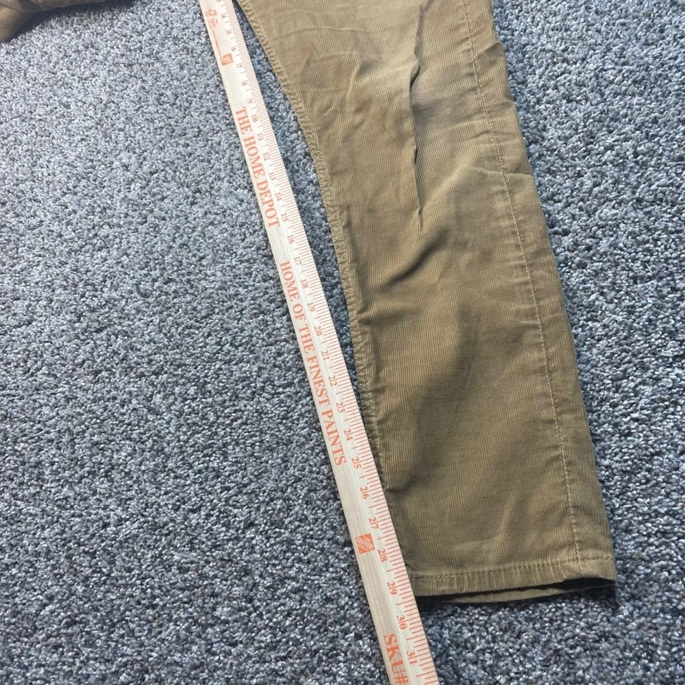 Levis 508 Men's 34x30 Regular Taper Corduroy Pants Tan Khaki Cords 508-0338